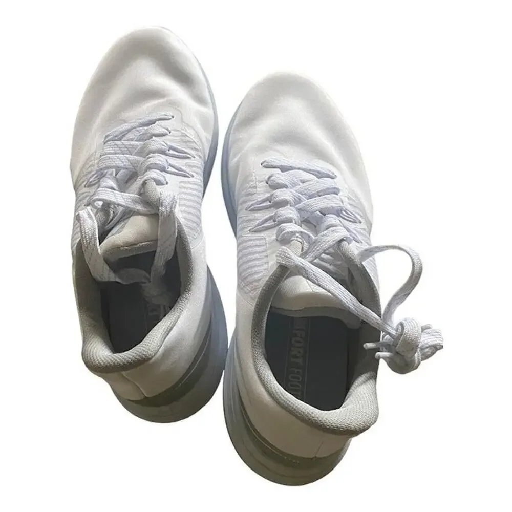Nike Trainers Sneakers Womens Size 6.5 White Athletic Lace Up Running AA7773-100